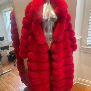 Custom 4 in 1 Luxurious Red Fox Maxi